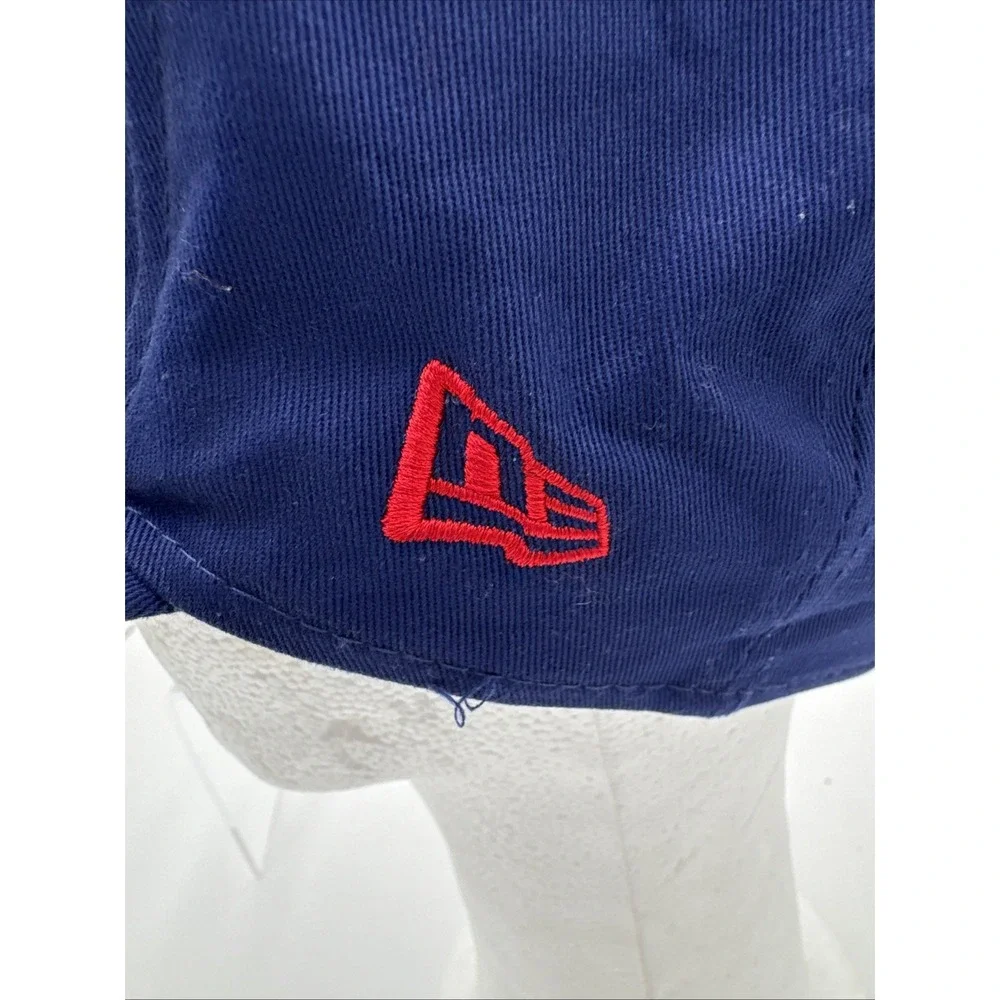 Texas Rangers Hat Cap Snapback Blue New Era 9Fifty Spell‎ Out Logo MLB